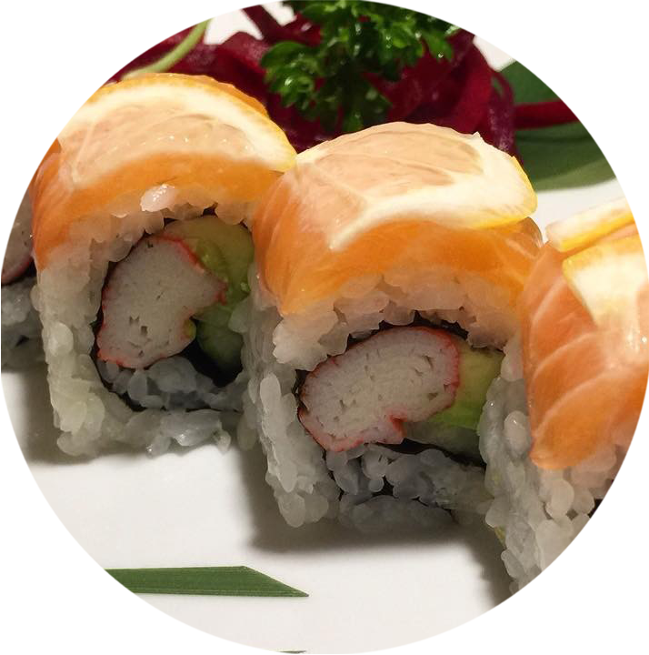 Sunshine Roll - California Roll (714x720), Png Download