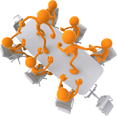 Facilitating The “angry Mob” Meeting - Employee Conflict (400x397), Png Download