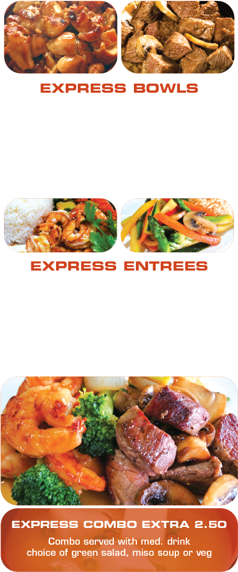 Our Menu - Hanami Japanese Cuisine (487x1160), Png Download