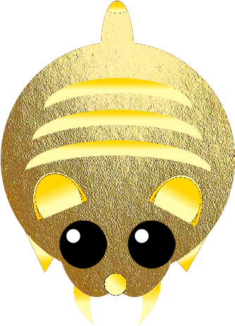 Golden Saber Tooth Tiger - Plush (500x500), Png Download