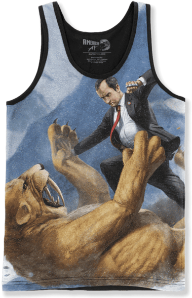 Nixon Vs Sabertooth - Epic Ronald Reagan (600x600), Png Download