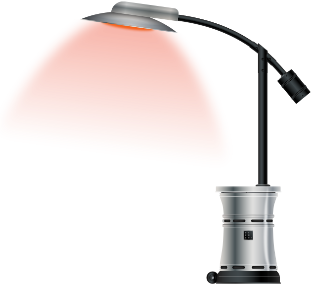 Curve Patio Heater - Patio Heater (629x573), Png Download