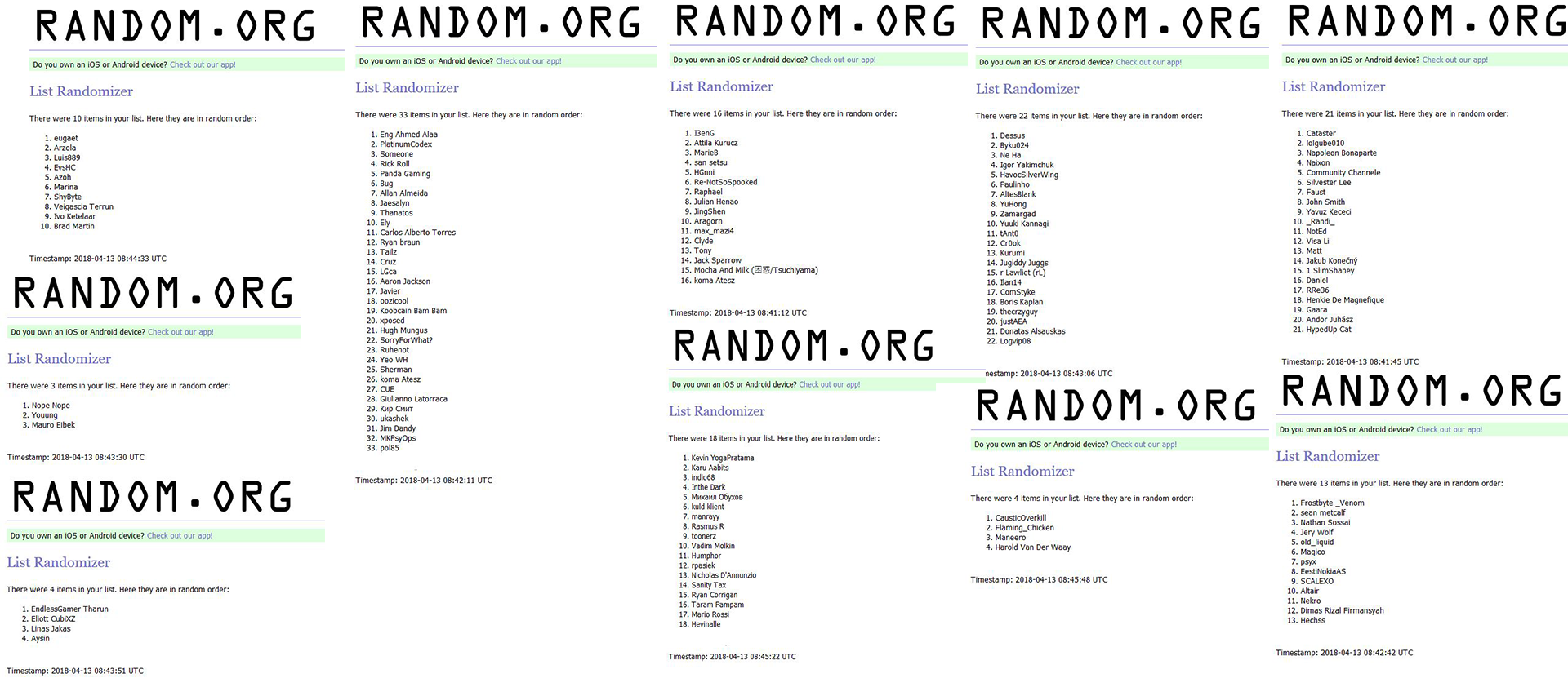 All Winners Have Been Chosen - Minecraft Give List (1920x842), Png Download