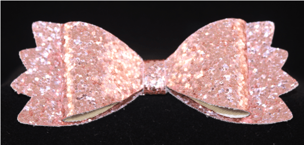 Sparkly Vinyl Bow Single Loop Pink - Bow And Arrow (600x600), Png Download