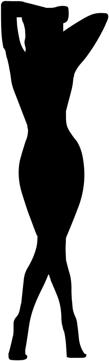 เงา ผู้หญิง เซ็กซี่ (423x1280), Png Download