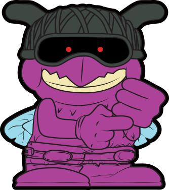 Killer-bee - Grossery Gang Capt Killer Bee (334x377), Png Download