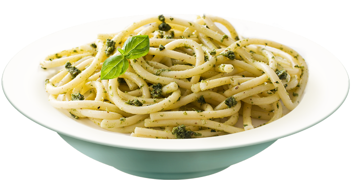 Recipe-spaghetti With Pesto Verde - Funfoods Pesto Verde Pasta Sauce, 140g (720x403), Png Download
