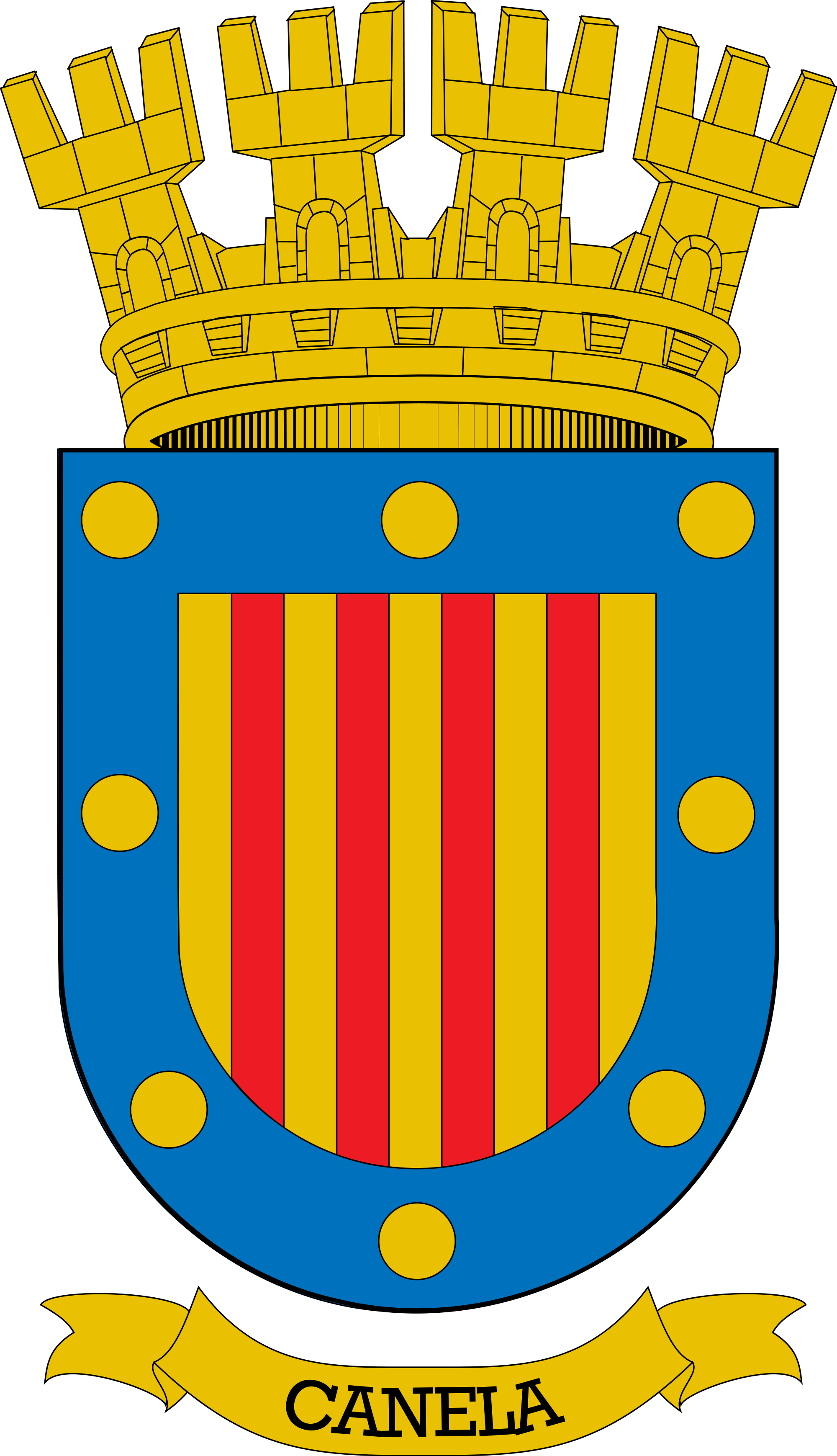 Open - Santa Barbara Chile Escudo (2000x3477), Png Download