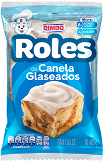 Roles Glaseados De Canela - Bimbo Roles De Canela (458x410), Png Download