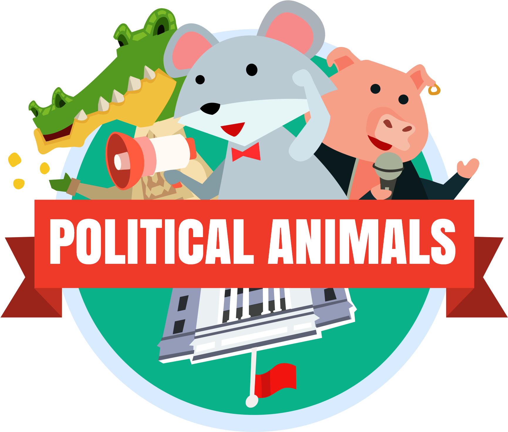7595841 Politicalanimalslogo - Political Animals Game (1800x1800), Png Download