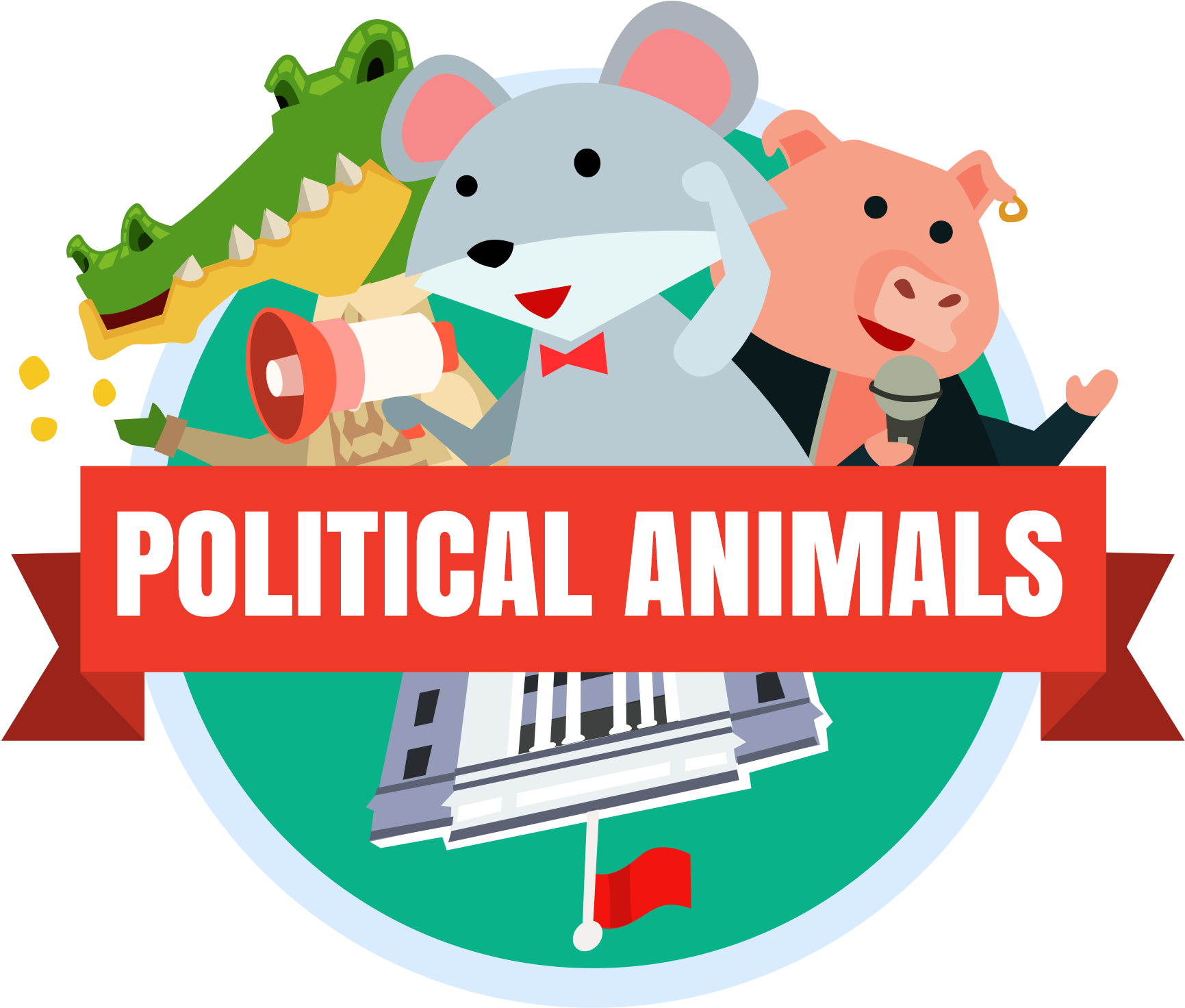 Download 7595841 Politicalanimalslogo - Political Animals Game PNG