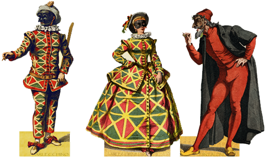 Image Result For Commedia Dell'arte - Commedia Dell Arte Png (530x315), Png Download