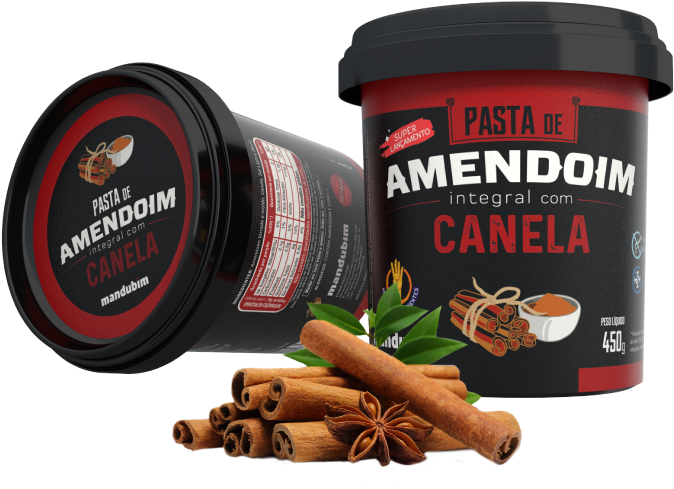 Canela - Pasta De Amendoim Avela E Coco (745x526), Png Download