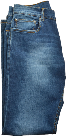Slim Fit Light Washed Denim Jeans - Pocket (500x500), Png Download