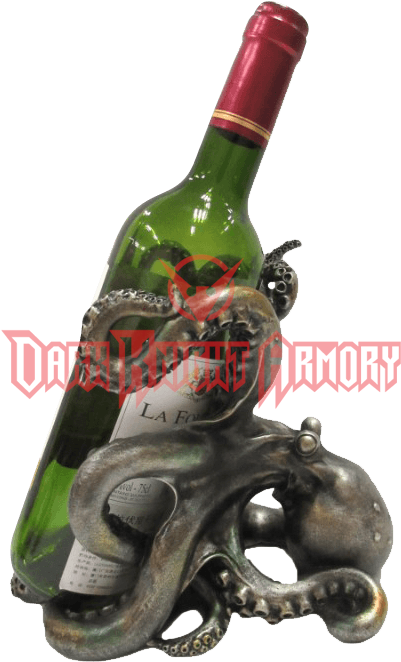 Octopus Wine Holder - Kraken Wine Bottle Holder (681x681), Png Download