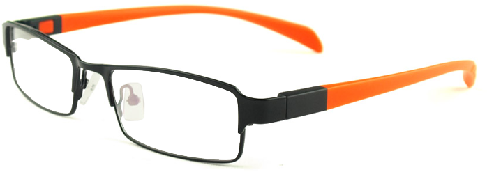 Orange Glasses Frames For Men (720x300), Png Download
