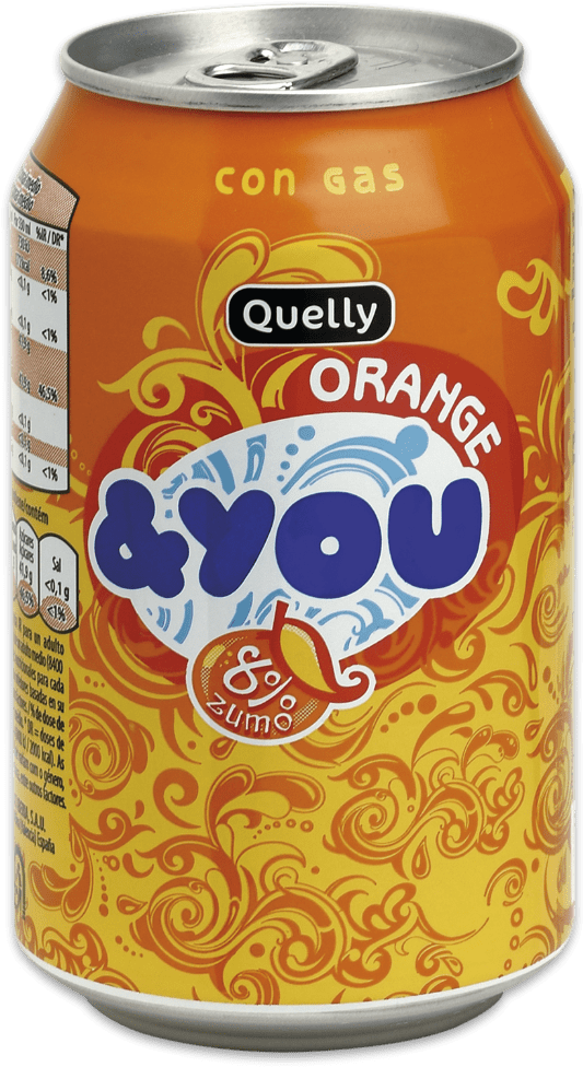Bebida De Laranja - Caffeinated Drink (1250x1250), Png Download