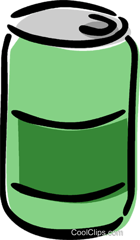 Can Of Soda Royalty Free Vector Clip Art Illustration - Soda Can Clip Art (281x480), Png Download