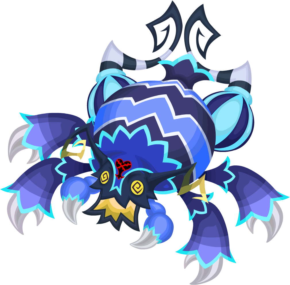 Malice Spider Khux - Kingdom Hearts X Heartless Raid Boss (1020x998), Png Download