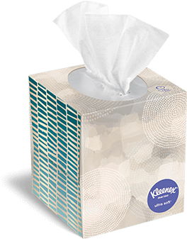 04 Kft Ignite Ultra 85ct Uprght Costco Ctn Berne1 - Kimberly-clark Kcc25829 - Kleenex Lotion Facial Tissue, (424x365), Png Download