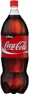 Refrigerante Coca Cola 1,5l - Coca Cola Bottle (400x400), Png Download