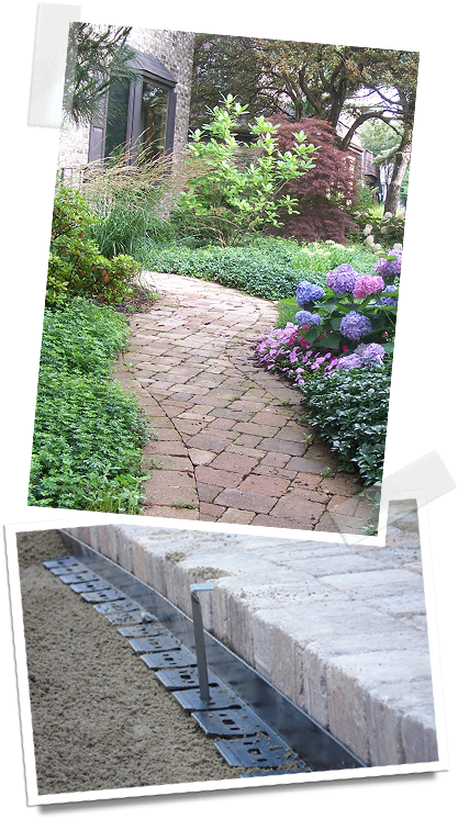 Paver Border Bric Edg - Walkway (450x775), Png Download