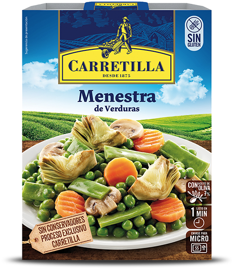 De Verduras - Carretilla Seafood 9.88 Oz. Each Piquillo Pepper Stuffed (466x540), Png Download