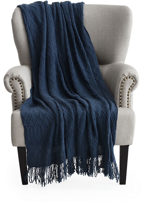 Image For Knitted Throw - Scarf (519x804), Png Download
