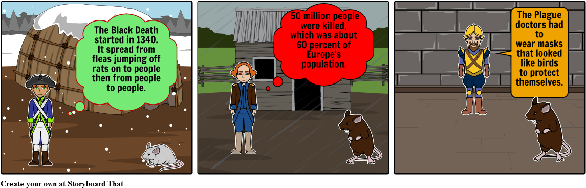 Blackdeath - Cartoon (1164x385), Png Download
