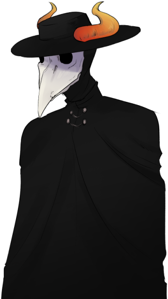 Please Allow The Quiet Mask Bearer Plague Doctor Judge - Illustration (540x634), Png Download