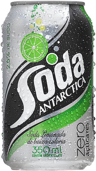 Refrigerante Soda Limonada Antarctica Zero 350ml - Soda Antarctica 350 (600x600), Png Download