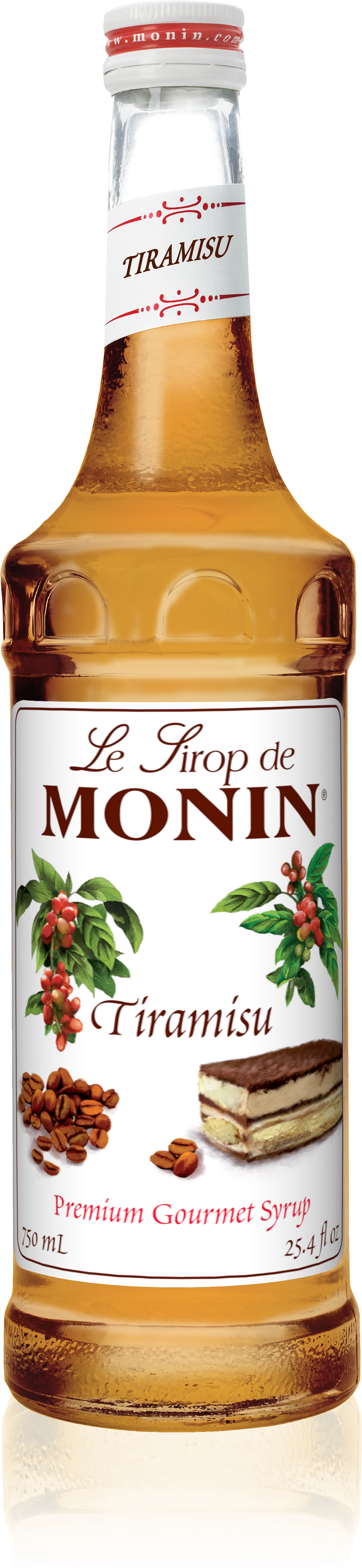 750 Ml Tiramisu Syrup - Monin Tiramisu Syrup 750 Ml (1151x5000), Png Download