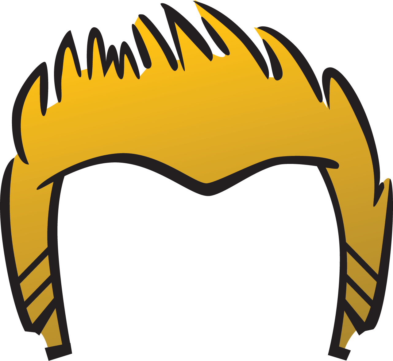 Hair Clip Art - Clip Art (1281x1176), Png Download