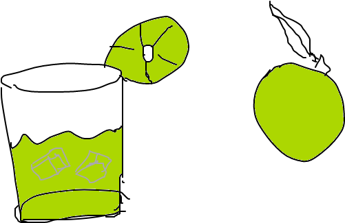 Limonada - Drawing (1020x608), Png Download