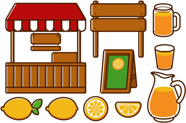 Limonada Stand Vectores - Stand Vector Png (700x490), Png Download