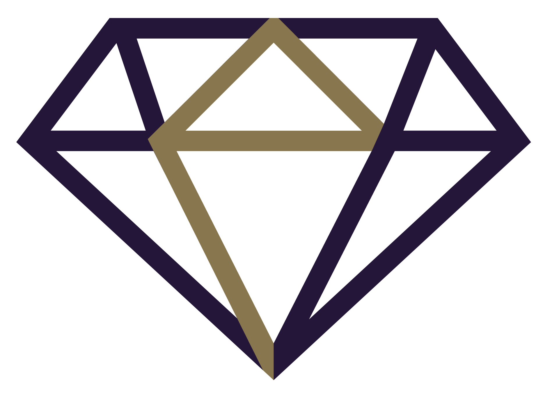 Diamond Logo Related Keywords - Diamond Clip Art Black And White (1920x1372), Png Download