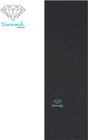 Diamond Superior Logo Blue Griptape Sheet - Diamond Grip Tape Skateboard (450x450), Png Download