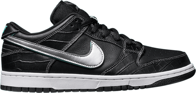 Nike Diamond Supply Co - Nike Sb Diamond Black (800x380), Png Download