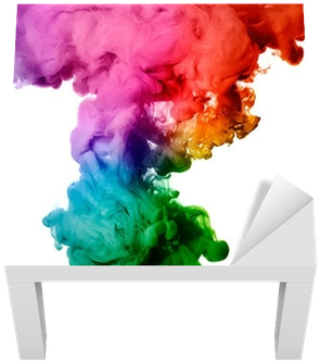 Rainbow Of Acrylic Ink In Water - Color Explosion (400x400), Png Download