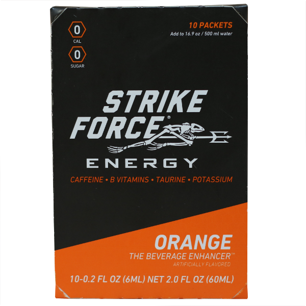 Strike Force, 10 Count Box - Strike Force Energy 10 Count Box - Lemon Men's Hydration (600x600), Png Download