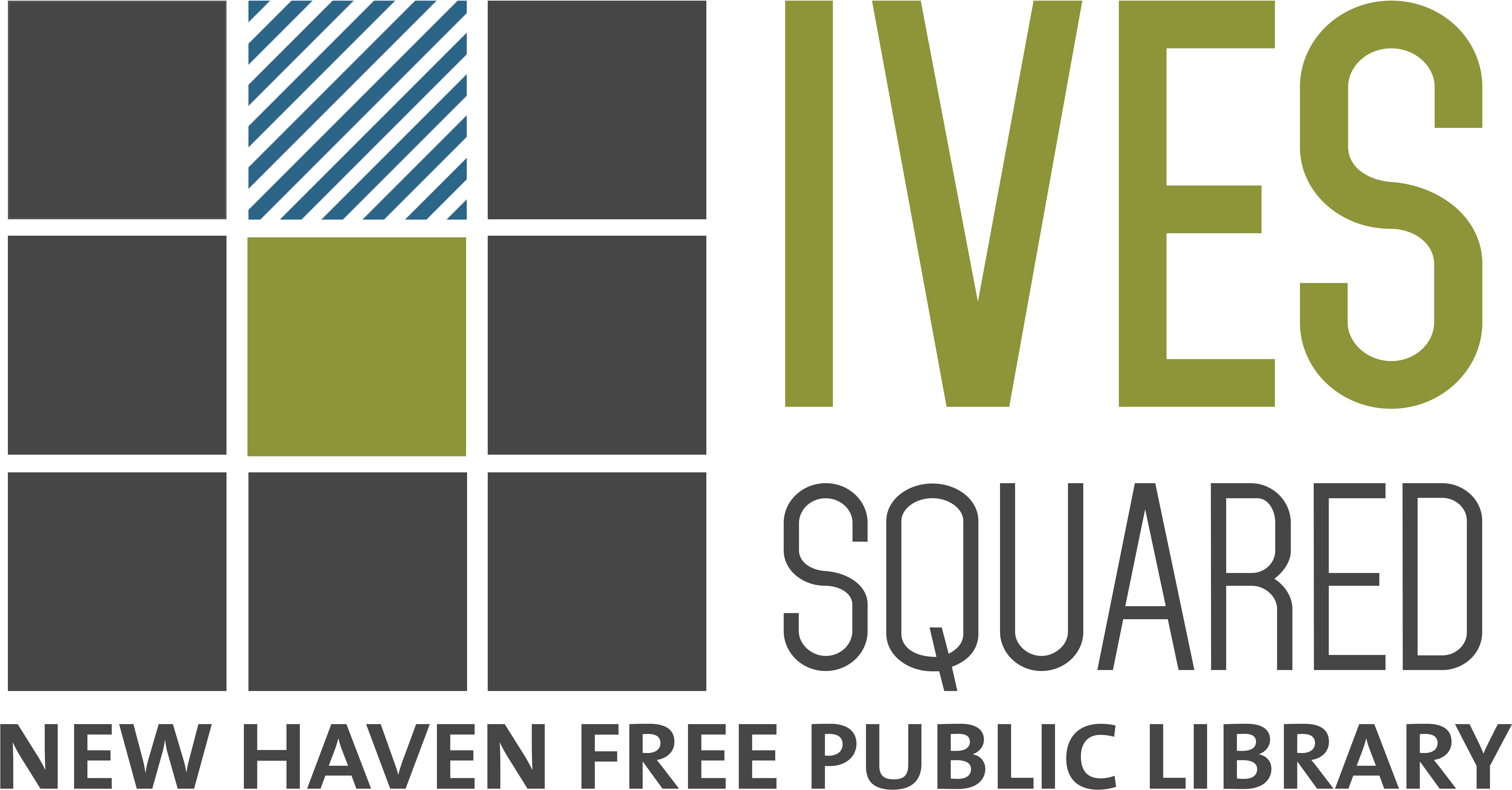 Ives Squared - New Haven Free Public Library (4800x2700), Png Download