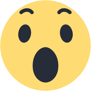 Me Sorprende - Facebook Wow Emoji Png (354x354), Png Download