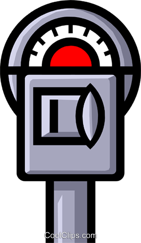Symbol Of A Parking Meter - Parking (279x480), Png Download