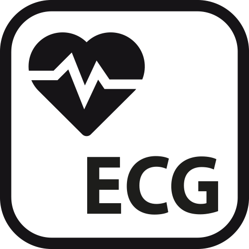 Press The Ecg Sensor For 30 Seconds For Heart Rate - Ecg Sensor Icon (500x500), Png Download