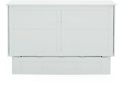 Image For White Wood Murphy Bed - Cabinetry (519x804), Png Download