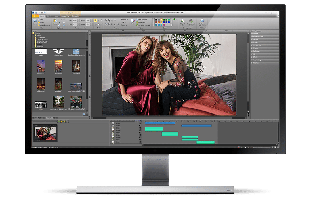The Interface Of The Dise Cx Composer - Composer (1080x725), Png Download