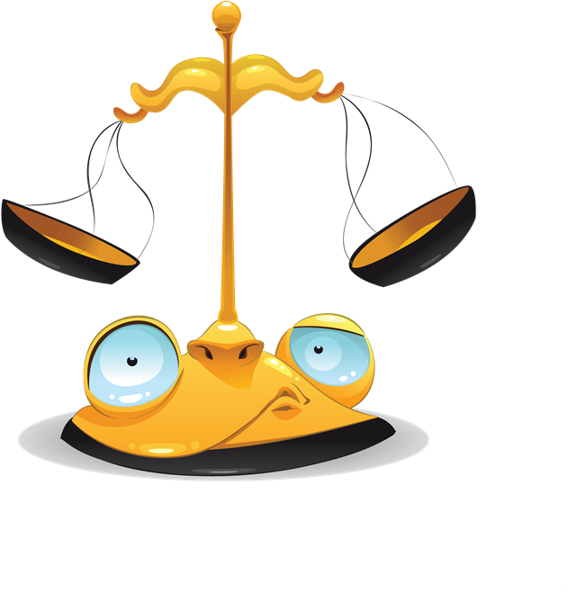 Libra La Balanza - Funny Zodiac (700x700), Png Download