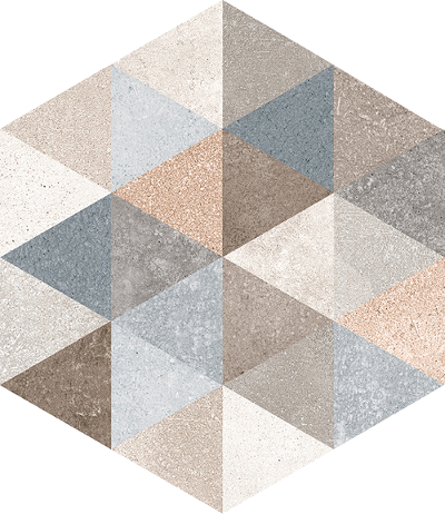 Vives Hexagono Fingal 23x26,6 - Vives Hexagono Fingal (400x462), Png Download