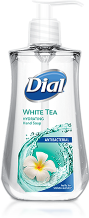 Dial® White Tea Moisturizing Liquid Hand Soap - Dial Liquid Soap Cherry Blossom (280x500), Png Download