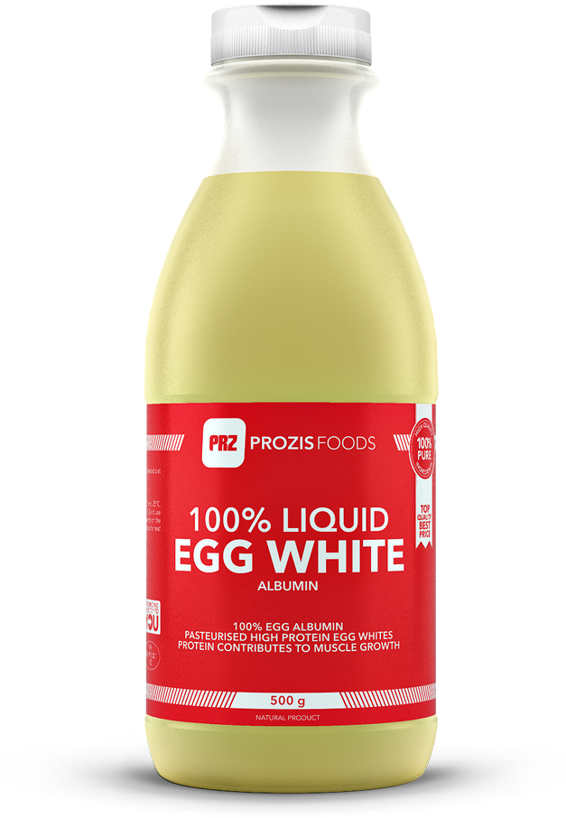 Prozis 100% Liquid Egg White - Albumin 500 G (1000x1000), Png Download
